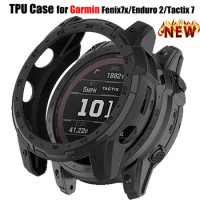 TPU Case for Garmin Fenix 7X Pro 6X 5X Tactix 7 Pro Fenix 7 6 5 Enduro 2 Soft Silicone Transparent Case for Garmin Tactix 7