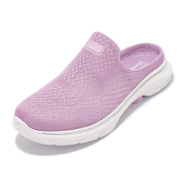 Skechers 懶人鞋 Go Walk 7 女鞋 紫 粉 緩衝 輕量 穆勒鞋 休閒鞋 125266MVE