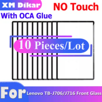 10 PCS Glass + OCA 11.5″ For Lenovo Tab P11 Pro TB-J716 J716F J716N J706 J706F J706L Touch Screen LCD Front Outer Glass Panel