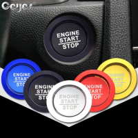 Ceyes Car Styling For Honda Civic Fit Accord Dio Jazz Auto Engine Start Stop Button Ring Covers Stickers Interior Accessories