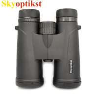 Skyoptikst 10x42 Binoculars Roof 10X Magnification Black for Hunting Bird Watching Travel Outdoor