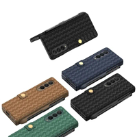Case For Samsung Z Fold 3 Fold3 5G Flip Stand Casing Pen Holder Spen Slot Cover