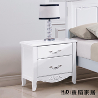 【H&D東稻家居】床頭櫃 52cm 抽屜收納櫃 置物櫃 新古典(THY2-01512)