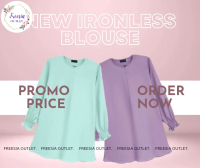 Freesia Outlet EMMA BLOUSE IRONLESS DRESS PLUS SIZE MUSLIMAH FASHION NURSING WUDHUK FRIENDLY BAJU WA