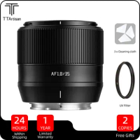 TTArtisan 35mm f1.8 AF Auto Focus Large Aperture Lens for Sony E A6300 ZVE-10 Fuji X Fujifilm XF Mount Camera Lenses X-A1 X-PRO3
