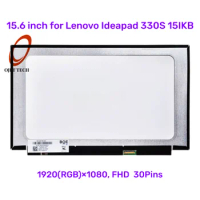 15.6" Laptop Matrix for Lenovo Ideapad 330S-15IKB 81JT 81F5 81GC LCD Screen Panel FHD 1920X1080 for Lenovo Ideapad 330S 15IKB