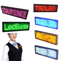 15pcs Sublimation Blank Acrylic Name Sign Badge DIY Gift Button with Pin