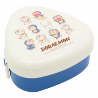 小禮堂 哆啦A夢 日製三角形飯糰保鮮盒《米藍.多動作》飯糰模具.便當盒.餐盒