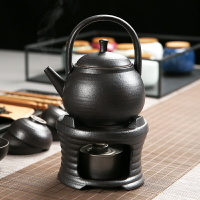 傳藝窯側把溫茶器酒精爐陶瓷燒水茶壺復古煮茶器加熱泡茶壺煎藥壺