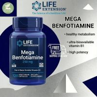 Life Extension Mega Benfotiamine 250mg – Fat-Soluble Vitamin B1 for Maximum Absorption, Supports Hea