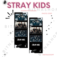 PHOTO STRIP STRAY KIDS DOMINATE 1SISI (HARGA 10 PCS + LAMINASI 2 SISI) ALL BITNA FOTO STRIPS JPOP KP