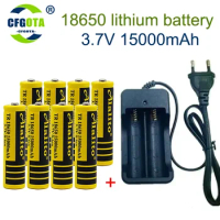 100% Original 18650 15000mAh 20A discharge INR18650 35E 18650 battery Li-ion 3.7v rechargable Battery+charger