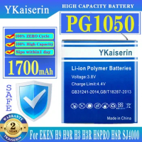 YKaiserin Battery PG1050 PG 1050 1700mAh for EKEN H9 H9R H3 H3R H8PRO H8R SJ4000 SJCAM SJ5000 M10 SJ5000X Camera Batteries