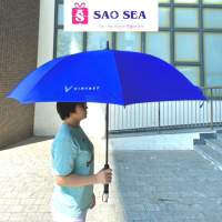 Ô dù golf Vinfast, Màu xanh blue thương hiệu Vinfast, rộng 130cm, chắc chắn bền đẹp Chống Nước Dày C