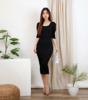 Basic id fashion Dres rajut andina  / dres korea style / Dres rajut bodycon