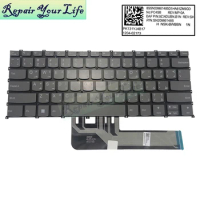 US Russian Arabic Backlit Keyboard for Lenovo IdeaPad slim 5 14iil 5-14IIL05 14ITL05 Flex 5 14ARE05 English Keyboard SN20M61485