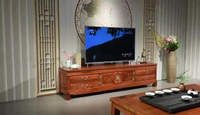 紅木刺猬紫檀電視櫃組合墻櫃地櫃新中式花梨木茶幾客廳櫃實木家具
