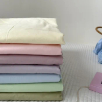 Single bed, simple color bed sheets, simple, beautiful and versatile bed sheets