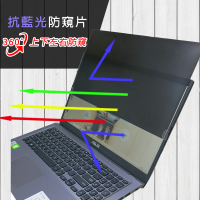 【Ezstick】ASUS Vivobook 15 M515 M515UA 筆電用 防藍光 防眩光 360° 防窺片(上下左右防窺)