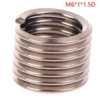 Stainless Steel Helicoil Wire Thread Insert M6 X 1.0 1.5D Insert Helicoil Wire Thread Repair Inserts