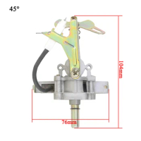 Gas Burner Infrared burner Parts for stove Double tube side gas inlet gas cooker burner accessories 1PC