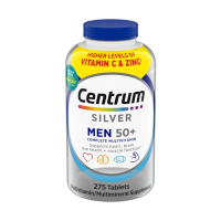 美國Centrum 銀善存綜合維他命 (適合50歲以上男仕) , 275粒裝   