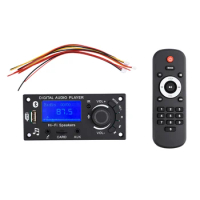12V LCD MP3 Decoder DAC Bluetooth 5.0 Audio Receiver Decoding Board Bluetooth Module Car Audio Motherboard With FM Radio