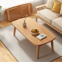 日式實木可摺疊茶幾家用簡易小戶型小桌子原木多功能炕幾矮桌茶幾