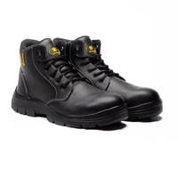 Sepatu Safety Kulit Asli Pria Wanita SB Scorpion Safety Shoes Ujung Besi Anti Slip Scorpion Size 37