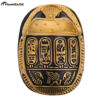 Ancient Egyptian Scarab Animal Figurine Unique Ornamental Mini Beetle Amulet Souvenir Figurine Desktop Decor Gifts