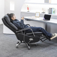 Luxury Reclining Office Chair Black Boss Gaming Comfy Bedroom Chair School Modern Massage Mobile Bureau Meuble Luxury Furniture
