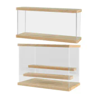 Acrylic Display Case,Dustproof Showcase,Display Storage Box for Action Figures,Countertop Collectibles,Model Doll Toys