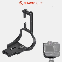 SUNWAYFOTO Custom L-bracket PCL-R5G with battery grip BG-R10 Arca RRS compatible for Canon EOS R5/R6 Camera