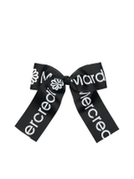 Hair Clip Logo Ribbon Black