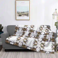 Chicago Geese 1 Shaggy Throw Soft Warm Blanket Sofa / Bed / Travel Love Gifts Canada Geese Chicago Lincoln Park Goose Family