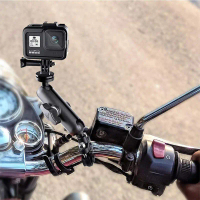 Giá Chân Đế Kim Loại, Giá Đỡ Gắn Gương Tay Lái, Cho Camera Hành Động GoPro Max, Hero 9, 8, 7, DJI In