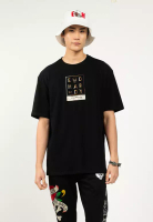 Ed Hardy Ed Hardy Thunder Skull Oversized Tee-Unisex