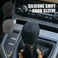 Silicone Gear Shift Knob Cover Gear Shift for Nissan Qashqai Pulsar March 370Z Micra Juke Note Tiida Wingroad NV200
