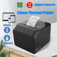 Support Loyverse desktop Bluetooth USB Bill Receipt Thermal Printer or label printer for Restaurant Android Window Pos System