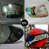 kaca helm full face BMC blade original asli