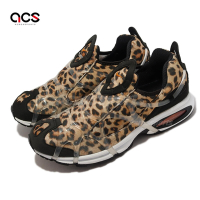 Nike 休閒鞋 Air Kukini SE 男鞋 女鞋 黑 豹紋 Leopard 襪套 氣墊 動物紋 DJ6418-001