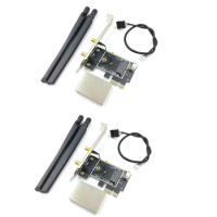 2X PCIE WiFi Card Adapter Bluetooth Dual Band Wireless Network Card Repetidor Adaptador for PC Desktop for AX200 9260AC