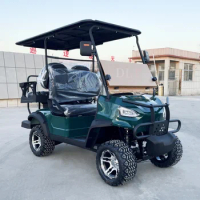 New Modern Stylish 2024 New Design 4 Seater Road Legal Driving Electric Golf Cart Off-Road Hunting Car Support CE DOT