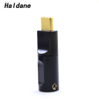 Haldane one pcs HiFi DAC Decoder Chip Adapter for Typec type-c Type C Male to 3.5mm Female Connector Jack for Earphone Amplifier