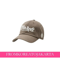 Mrdi Mrcredi [ACTIF] Cap Mardi Vintage Felt Logo - Mocha Ivory