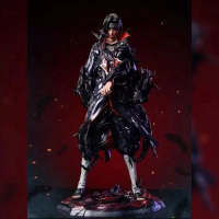 action figure naruto diorama itachi uchiha aura hitam