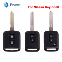 YIQIXIN Key Shell Case For Nissan Micra 350Z Navara Almera Y61 NV200 Patrol X-TRAIL Qashqai Primera 2/3 Buttons Remote Car Cover