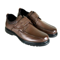 【Waltz】休閒紳士鞋系列 舒適皮鞋 魔鬼氈設計 紳士鞋(4W514092-23 華爾滋皮鞋)