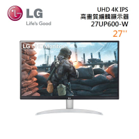 LG 樂金 27UP600-W 27型 UHD 4K IPS 高畫質編輯顯示器 現貨