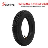 12 1/2x2 1/4 ( 62-203 ) Tire and Inner Tube for Many Gas Electric Scooters E-Bike Inch Wheel Tyre 1/2 X 2